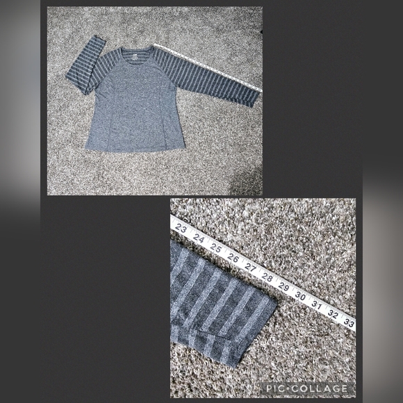 AVIA LONG SLEEVE ATHLETIC WORKOUT SHIRT/TOP - Picture 11 of 11